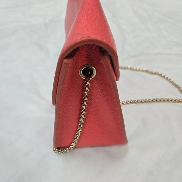 Furla Metropolis Rose Pink Mini Chain Shoulder Clutch Purse Bag - Picture 7 of 16